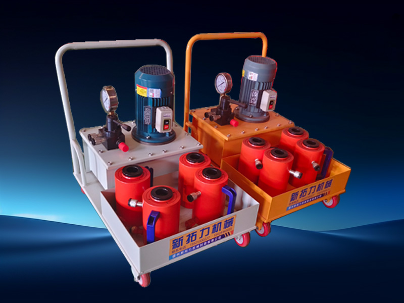 一拖四板式换热器夹紧器